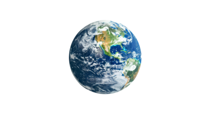 Earth globe planet