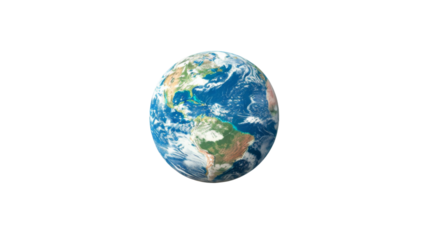 Earth globe planet