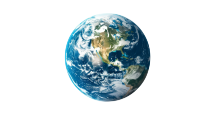 Earth globe planet