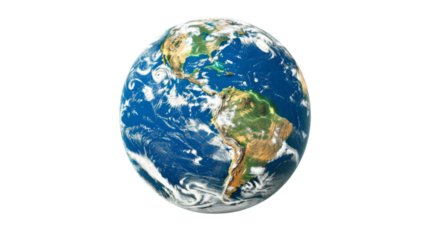 Earth globe planet
