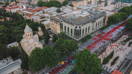 Fototapeta premium independence day of country Georgia