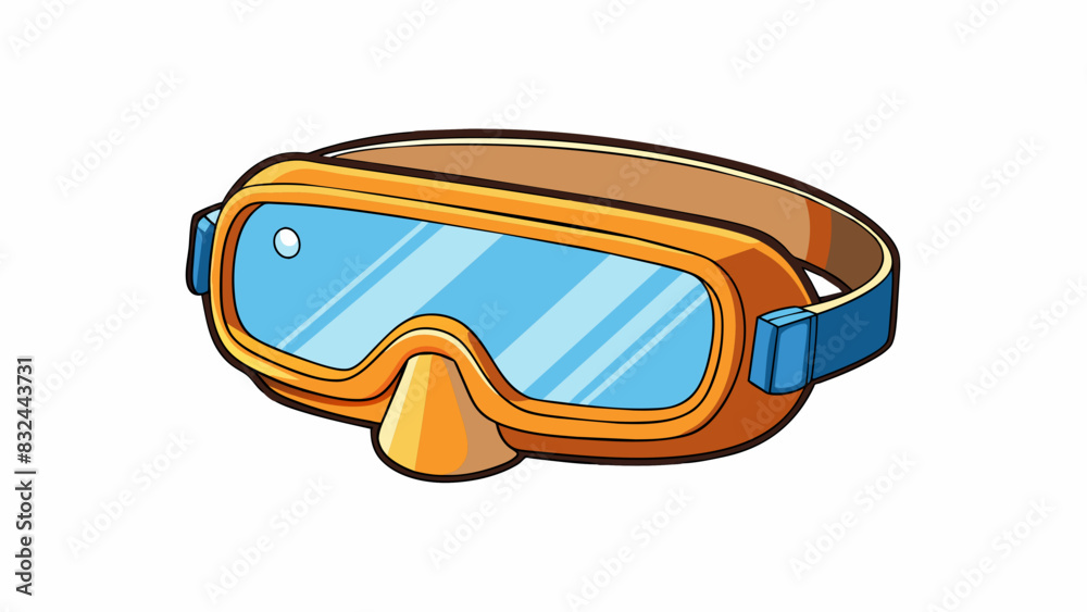 Poster a set of safety goggles made with impactresistant lenses and an adjustable s to protect the eyes fro