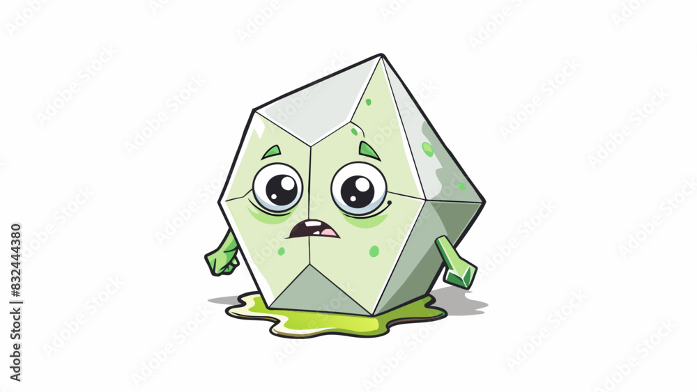 Poster a small white crystal with a sour taste and a tendency to corrode surfaces on contact emitting a dis