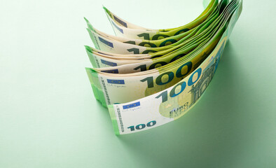 Bündel Euro Geldscheine