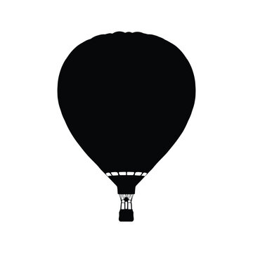 recommend clip art: Hot Air Balloon Silhouette Vector Illustration