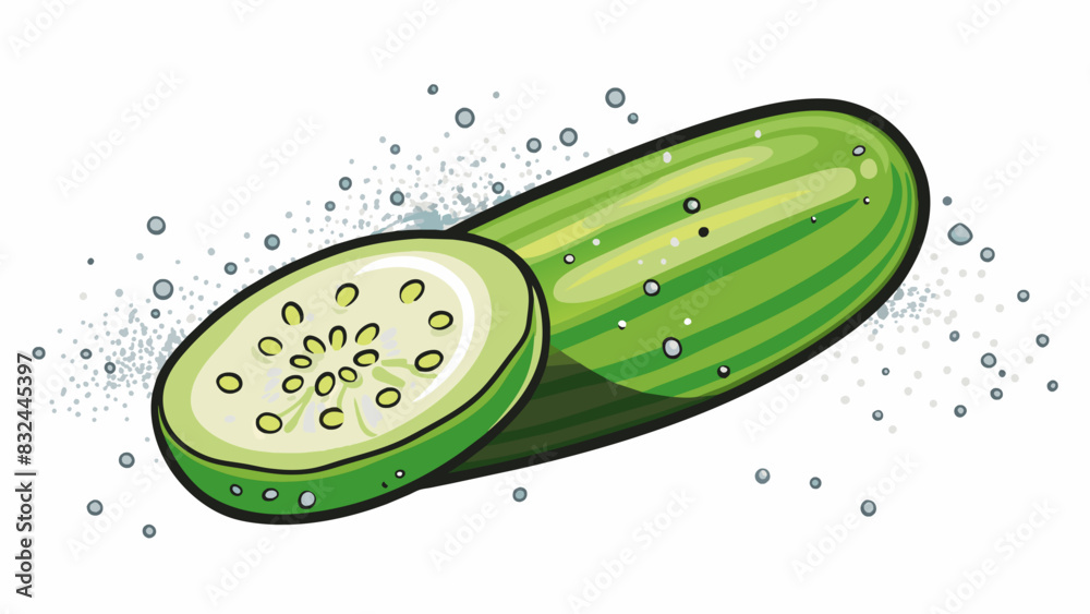 Poster a third taste is crisp and refreshing like a cool cucumber sliced and sprinkled with sea salt. the c