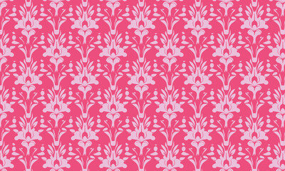 Elegant decorative floral pattern vector design. Colorful floral pattern suitable for background, texture, fabric, wrapping, textile, clothing, print or others.