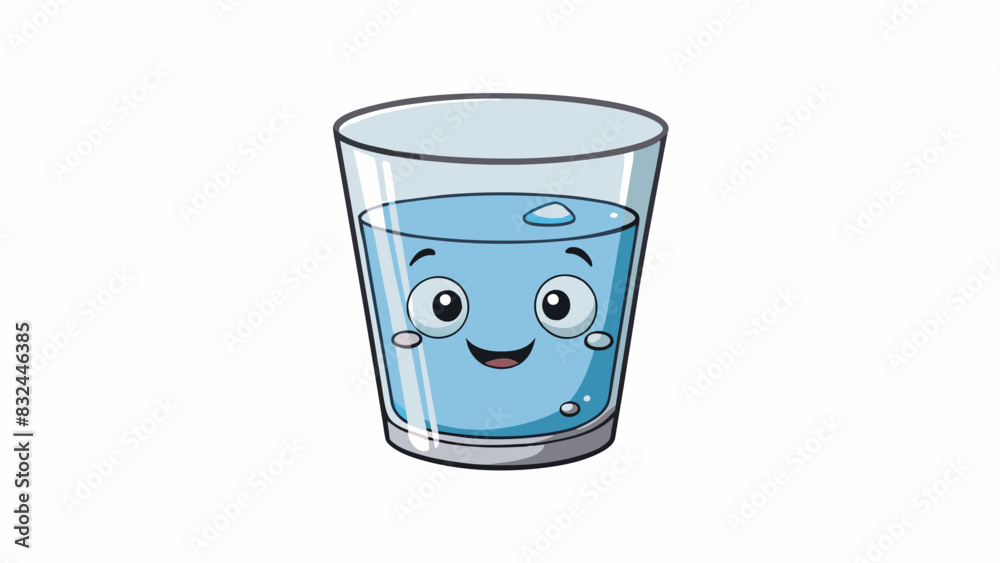 Poster after stirring vigorously the sediment in the glass of water gradually settled to the bottom leaving