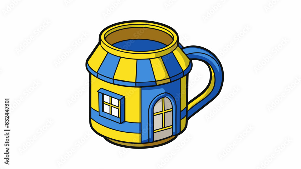 Poster blue and yellow coffee mug this ceramic mug is a classic swedish design with a vibrant blue and yell