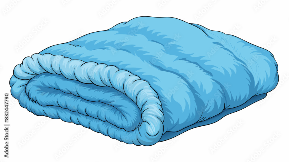 Poster gosh is a soft fluffy blanket in a light shade of sky blue. its velvety texture is comforting and pe