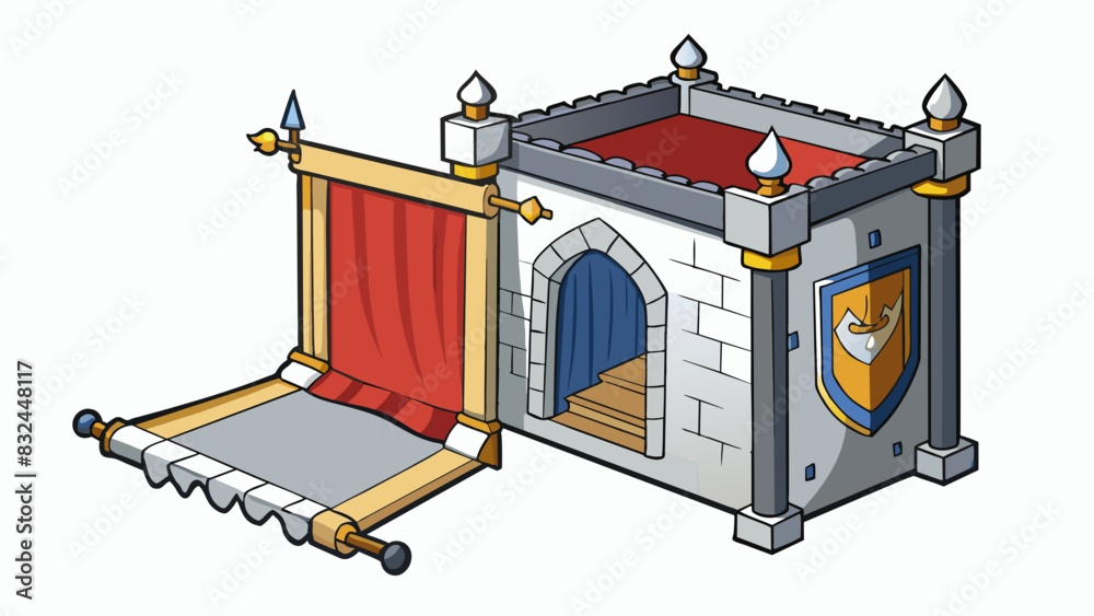 Aufkleber in a secret room of the castle there is a rare tapestry made of shimmering silver threads that seem 