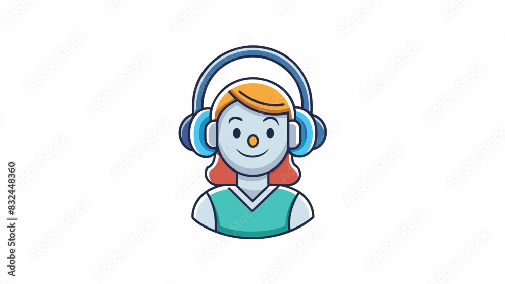 Poster In the fourth trial participants were given a set of headphones and asked to identify the different musical instruments in a piece of classical music.. Cartoon Vector.