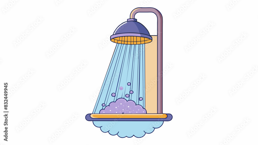 Aufkleber the feeling of warm water cascading down your back in a luxurious shower with the subtle scent of la