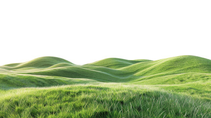 Hill landscape grassland panoramic