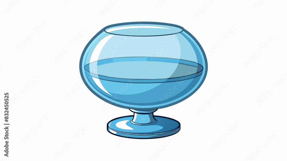 Aufkleber The main attribute of this object is its smooth and sleek surface. Made of shiny glass it has a rounded shape and is slightly heavy to hold. Its main. Cartoon Vector.