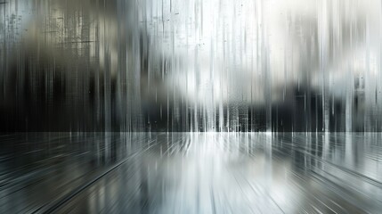 grey background with a metallic sheen and subtle reflections