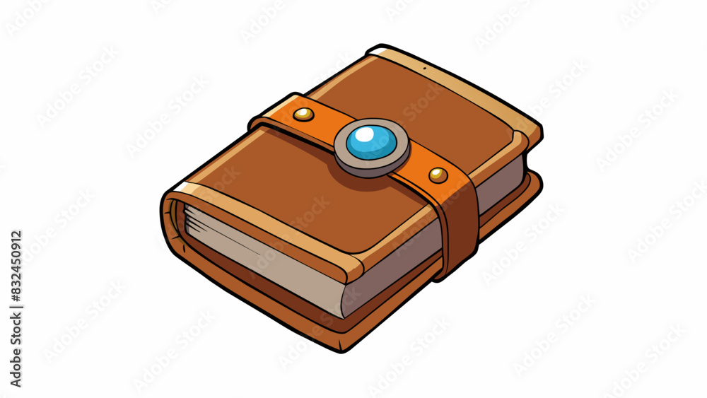 Poster The reader was a simple handheld device its cover made of soft leather with a button clasp. Its thin pages were rough to the touch but held the. Cartoon Vector.
