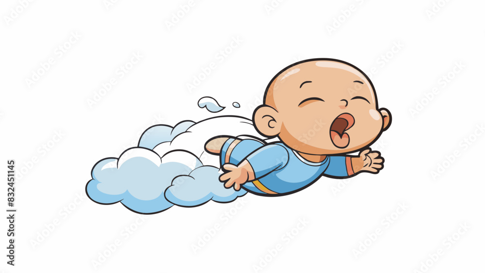Poster the slow steady inhale and exhale of a peacefully sleeping baby their chest rising and falling in sy