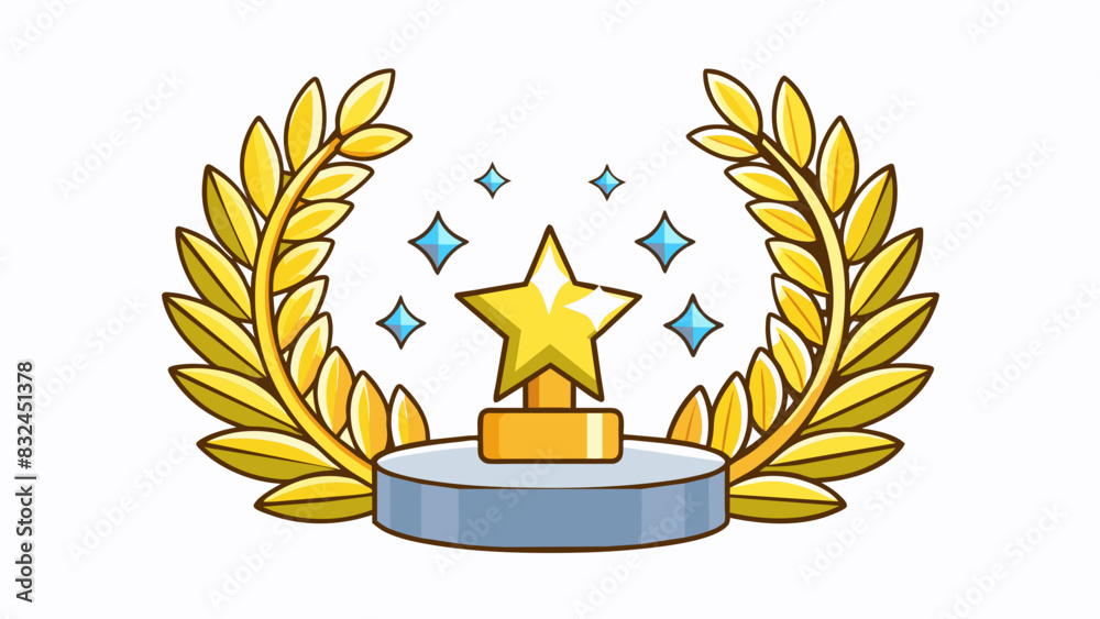 Poster the top spot on the podium was adorned with a golden wreath its delicate leaves and sparkling jewels