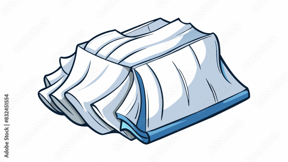 Poster The white paper was completely cled with deep folds and creases running through it. The ink marks were smudged and smearing making the writing. Cartoon Vector.