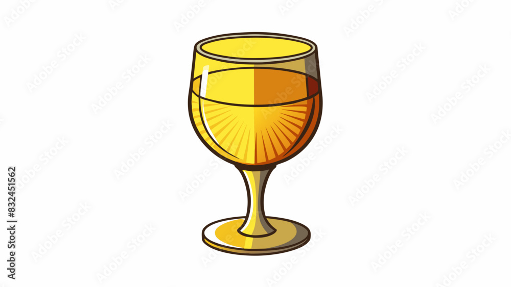 Poster The wines color was a deep golden yellow reminiscent of the suns rays at dusk. Its aroma was complex and inviting with layers of honey apricot and a. Cartoon Vector.