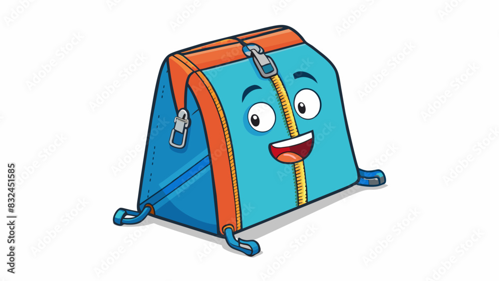 Fototapete The zipper on my bag keeps getting stuck halfway making it difficult to open and close. Its frustrating and timeconsuming when I need to access my. Cartoon Vector.