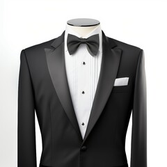 tuxedo  for wedding on white background