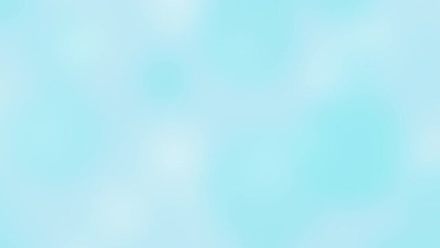 水色と白のランダムなグラデーション背景（ループ動画）