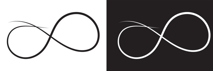 hand drawn infinity symbol