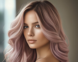 Naklejka premium portrait of a woman