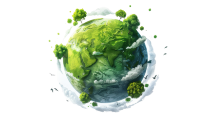 Green planet concept