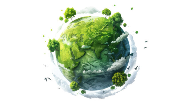 Green planet concept - Powered by Adobe