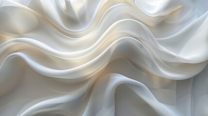 background with smooth, flowing ribbons creating depth