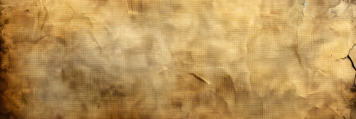 Fototapeta premium Aged and weathered parchment paper texture or background with copy space image