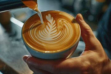 Barista and work in a coffee shop
