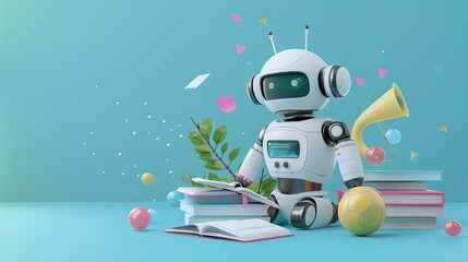 illustration 3D Model AIpowered virtual assistants for smart home automation and control