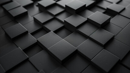 A black and white image of a black and white pattern of squares