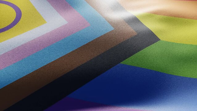 LGBTQ+ flag background	