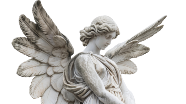 Greek sculpture angel statue