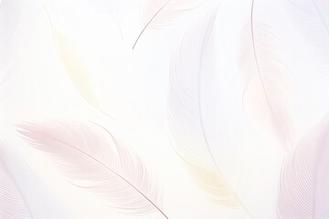 Soft and delicate pastel feathers creating a serene and light background, perfect for airy and elegant designs.