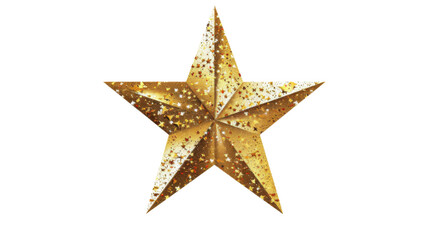 Fototapeta premium Glitter yellow star 