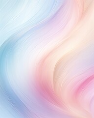 Obraz premium Abstract wallpaper of twirling pastel hues, seamless blend, dreamy atmosphere, soft focus