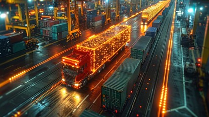 Advanced logistics technology, including automated systems and real-time tracking, enhances the efficiency and reliability of shipping processes.
