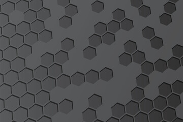Gradient hexagonal background.