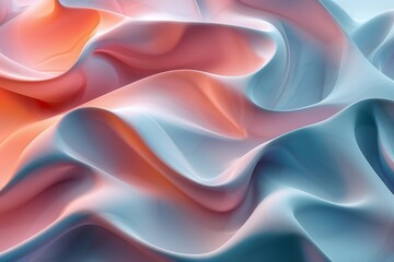 Obraz premium Abstract Minimalist Presentation Background with Elegant Curves