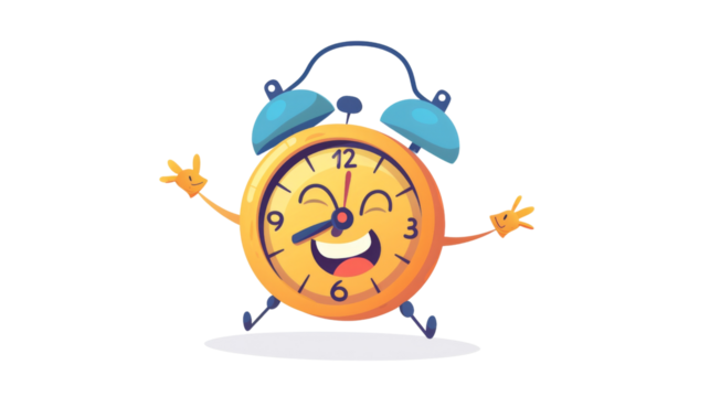 Funny retro alarm clock