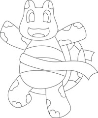 Turtle Winner Animal Vector Graphic Art Illustration