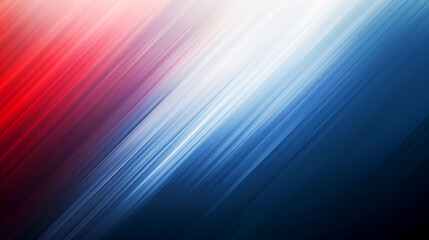 Abstract motion red, white and blue background with lines