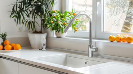 modern kitchen interior