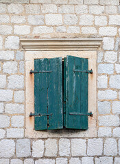 old vintage window shutters